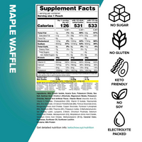 Keto Chow Maple Waffle Nutrition