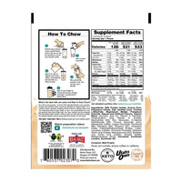 Keto Chow Caramel Macchiato Sample Size Nutrition on SwitchGrocery Canada