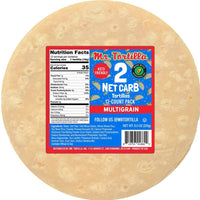Mr. Tortilla 2 net carb keto diabetic friendly tortilla