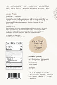 Philosophie Cacao Magic Superfood Protein Powder Nutrition on SwitchGrocery Canada