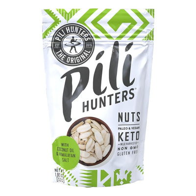 Pili Hunters -  Coconut Oil & Himalayan Salt Pili Nuts, 1.85oz
