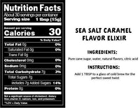 Explorer Flavour Syrup Coffee Sea Salt Caramel Nutrition SwitchGrocery Canada