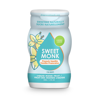 SweetMonk - French Vanilla Liquid Monk Fruit Sweetener