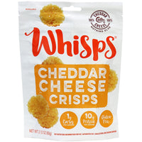 Whisps Cheddar Cheese Snack Keto Snack low carb high protein