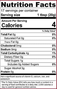 Good Good Strawberry Sugar Free Jam Nutrition on SwitchGrocery Canada